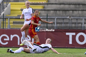 2023-10-18 - Lucia Di Guglielmo of A.S. Roma Women score 1-4 during the Round 2, second leg of the UEFA Women's Champions League between F.C. Vorskla vs A.S. Roma, 18 October 2023 at the Stadio Tre Fontane in Rome, Italy. - AS ROMA VS FC VORSKLA - UEFA CHAMPIONS LEAGUE WOMEN - SOCCER