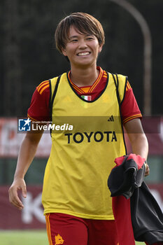 2023-10-18 - Moeka Minami of A.S. Roma Women during the Round 2, second leg of the UEFA Women's Champions League between F.C. Vorskla vs A.S. Roma, 18 October 2023 at the Stadio Tre Fontane in Rome, Italy. - AS ROMA VS FC VORSKLA - UEFA CHAMPIONS LEAGUE WOMEN - SOCCER