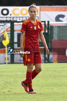 2023-10-18 - Manuela Giugliano of A.S. Roma Women during the Round 2, second leg of the UEFA Women's Champions League between F.C. Vorskla vs A.S. Roma, 18 October 2023 at the Stadio Tre Fontane in Rome, Italy. - AS ROMA VS FC VORSKLA - UEFA CHAMPIONS LEAGUE WOMEN - SOCCER