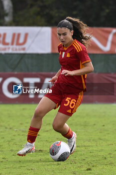 2023-10-18 - Giada Pellegrino Cimo' of A.S. Roma Women during the Round 2, second leg of the UEFA Women's Champions League between F.C. Vorskla vs A.S. Roma, 18 October 2023 at the Stadio Tre Fontane in Rome, Italy. - AS ROMA VS FC VORSKLA - UEFA CHAMPIONS LEAGUE WOMEN - SOCCER