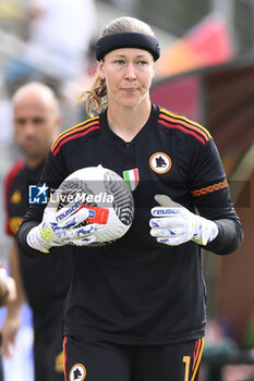 2023-10-18 - Tinja Riikka Korpela of A.S. Roma Women during the Round 2, second leg of the UEFA Women's Champions League between F.C. Vorskla vs A.S. Roma, 18 October 2023 at the Stadio Tre Fontane in Rome, Italy. - AS ROMA VS FC VORSKLA - UEFA CHAMPIONS LEAGUE WOMEN - SOCCER