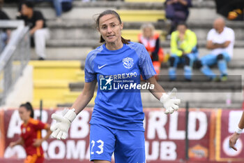 2023-10-18 - Kateryna Samson of F.C. Vorskla during the Round 2, second leg of the UEFA Women's Champions League between F.C. Vorskla vs A.S. Roma, 18 October 2023 at the Stadio Tre Fontane in Rome, Italy. - AS ROMA VS FC VORSKLA - UEFA CHAMPIONS LEAGUE WOMEN - SOCCER