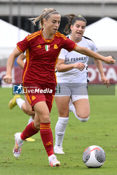 2023-10-18 - Barbara Latorre of A.S. Roma Women during the Round 2, second leg of the UEFA Women's Champions League between F.C. Vorskla vs A.S. Roma, 18 October 2023 at the Stadio Tre Fontane in Rome, Italy. - AS ROMA VS FC VORSKLA - UEFA CHAMPIONS LEAGUE WOMEN - SOCCER