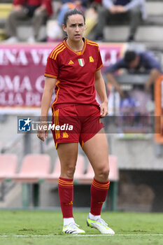 2023-10-18 - Evelyne Viens of A.S. Roma Women during the Round 2, second leg of the UEFA Women's Champions League between F.C. Vorskla vs A.S. Roma, 18 October 2023 at the Stadio Tre Fontane in Rome, Italy. - AS ROMA VS FC VORSKLA - UEFA CHAMPIONS LEAGUE WOMEN - SOCCER