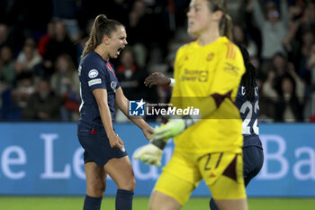 2023-10-18 - Lieke Martens van Leer of PSG celebrates her goal during the UEFA Women's Champions League, Round 2, 2nd leg football match between Paris Saint-Germain and Manchester United on October 18, 2023 at Parc des Princes stadium in Paris, France - FOOTBALL - WOMEN'S CHAMPIONS LEAGUE - PARIS SG V MANCHESTER UNITED - UEFA CHAMPIONS LEAGUE WOMEN - SOCCER