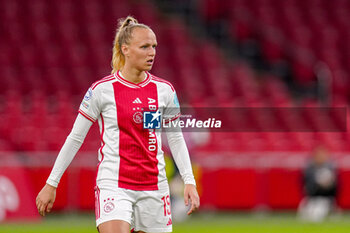 2023-11-15 - Tiny Hoekstra of AFC Ajax during the UEFA Women's Champions League, Group C football match between AFC Ajax and Paris Saint-Germain on November 15, 2023 at the Johan Cruijff ArenA in Amsterdam, Netherlands - FOOTBALL - WOMEN'S CHAMPIONS LEAGUE - AJAX V PARIS SG - UEFA CHAMPIONS LEAGUE WOMEN - SOCCER
