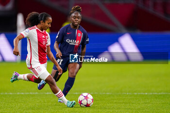 2023-11-15 - Ashleigh Weerden of AFC Ajax during the UEFA Women's Champions League, Group C football match between AFC Ajax and Paris Saint-Germain on November 15, 2023 at the Johan Cruijff ArenA in Amsterdam, Netherlands - FOOTBALL - WOMEN'S CHAMPIONS LEAGUE - AJAX V PARIS SG - UEFA CHAMPIONS LEAGUE WOMEN - SOCCER