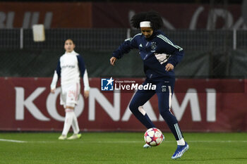 2023-11-23 - Lilian Isabella Yohannes of A.F.C. Ajax during the Round 2, day 2 Group C of the UEFA Women's Champions League between F.C. Vorskla vs A.S. Roma, 23 November 2023 at the Stadio Tre Fontane in Rome, Italy. - ROMA WOMEN VS AJAX WOMEN - UEFA CHAMPIONS LEAGUE WOMEN - SOCCER