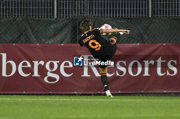 2023-11-23 - Valentina Giacinti of A.S. Roma Women score 1-0 during the Round 2, day 2 Group C of the UEFA Women's Champions League between F.C. Vorskla vs A.S. Roma, 23 November 2023 at the Stadio Tre Fontane in Rome, Italy. - ROMA WOMEN VS AJAX WOMEN - UEFA CHAMPIONS LEAGUE WOMEN - SOCCER