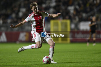 2023-11-23 - Isa Kardinaal of A.F.C. Ajax during the Round 2, day 2 Group C of the UEFA Women's Champions League between F.C. Vorskla vs A.S. Roma, 23 November 2023 at the Stadio Tre Fontane in Rome, Italy. - ROMA WOMEN VS AJAX WOMEN - UEFA CHAMPIONS LEAGUE WOMEN - SOCCER