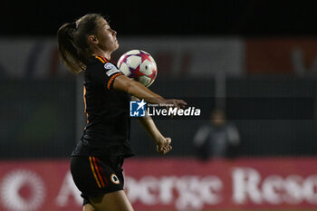 2023-11-23 - Emilie Haavi of A.S. Roma Women during the Round 2, day 2 Group C of the UEFA Women's Champions League between F.C. Vorskla vs A.S. Roma, 23 November 2023 at the Stadio Tre Fontane in Rome, Italy. - ROMA WOMEN VS AJAX WOMEN - UEFA CHAMPIONS LEAGUE WOMEN - SOCCER