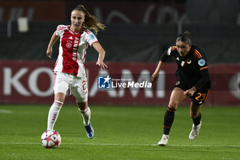 2023-11-23 - Rosa van Gool of A.F.C. Ajax during the Round 2, day 2 Group C of the UEFA Women's Champions League between F.C. Vorskla vs A.S. Roma, 23 November 2023 at the Stadio Tre Fontane in Rome, Italy. - ROMA WOMEN VS AJAX WOMEN - UEFA CHAMPIONS LEAGUE WOMEN - SOCCER