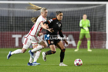2023-11-23 - Laura Feiersinger of A.S. Roma Women during the Round 2, day 2 Group C of the UEFA Women's Champions League between F.C. Vorskla vs A.S. Roma, 23 November 2023 at the Stadio Tre Fontane in Rome, Italy. - ROMA WOMEN VS AJAX WOMEN - UEFA CHAMPIONS LEAGUE WOMEN - SOCCER