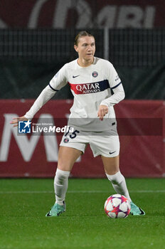 2023-12-20 - Clare Hunt of Paris Saint-Germain during the UEFA Women’s Champions League 2023/24 group stage group C match between  AS Roma vs Paris Saint Germain FC at the Tre Fontane stadium Rome on 20 December 2023. - ROMA VS PARIS SAINT-GERMAIN - UEFA CHAMPIONS LEAGUE WOMEN - SOCCER