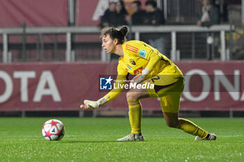 2023-12-20 - Camela Ceasar (AS Roma) during the UEFA Women’s Champions League 2023/24 group stage group C match between  AS Roma vs Paris Saint Germain FC at the Tre Fontane stadium Rome on 20 December 2023. - ROMA VS PARIS SAINT-GERMAIN - UEFA CHAMPIONS LEAGUE WOMEN - SOCCER