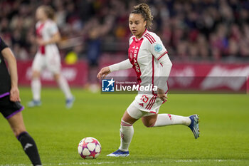 2023-12-20 - Chasity Grant of AFC Ajax during the UEFA Women's Champions League, Group C football match between AFC Ajax and Bayern Munich on December 20, 2023 at Johan Cruijff ArenA in Amsterdam, Netherlands - FOOTBALL - WOMEN'S CHAMPIONS LEAGUE - AJAX V BAYERN MUNICH - UEFA CHAMPIONS LEAGUE WOMEN - SOCCER