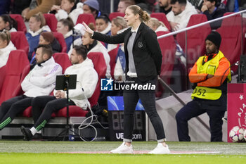2023-12-20 - Coach Suzanne Bakker of AFC Ajax during the UEFA Women's Champions League, Group C football match between AFC Ajax and Bayern Munich on December 20, 2023 at Johan Cruijff ArenA in Amsterdam, Netherlands - FOOTBALL - WOMEN'S CHAMPIONS LEAGUE - AJAX V BAYERN MUNICH - UEFA CHAMPIONS LEAGUE WOMEN - SOCCER