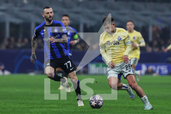 2023-02-22 - Otavio of FC Porto in action during the UEFA Champions League 2022/23 Round of 16 - First leg football match between FC Internazionale and FC Porto at Giuseppe Meazza Stadium, Milan, Italy on February 22, 2023 - INTER - FC INTERNAZIONALE VS FC PORTO - UEFA CHAMPIONS LEAGUE - SOCCER