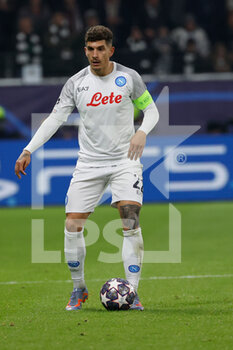 2023-02-21 - Giovanni Di Lorenzo of Napoli  - EINTRACHT FRANKFURT VS NAPOLI - UEFA CHAMPIONS LEAGUE - SOCCER