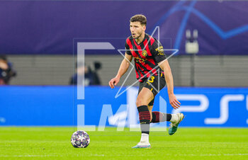 2023-02-23 - Ruben Dias (3) of Manchester City during the UEFA Champions League, Round of 16, 1st leg football match between RB Leipzig and Manchester City on February 22, 2023 at Red Bull Arena in Leipzig, Germany - FOOTBALL - CHAMPIONS LEAGUE - LEIPZIG V MANCHESTER CITY - UEFA CHAMPIONS LEAGUE - SOCCER
