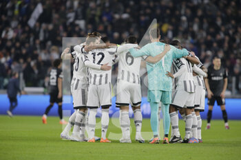 2023-03-09 - Juveìntus Fc players during the Uefa Europa League, football match between Juventus and Freiburg on 09 March 2023 at Allianz Stadium, Turin, Italy Photo Ndrerim Kaceli - JUVENTUS FC VS SC FREIBURG - UEFA EUROPA LEAGUE - SOCCER