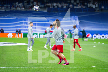 2023-03-15 - Mohamed Salah (Liverpool) during the warm up before the football match between
Real Madrid and Liverpool valid for the second leg of the round of 16 of the Uefa Champion’s League celebrated in Madrid, Spain at Bernabeu stadium on Wednesday 15 March 2023 - REAL MADRID VS LIVERPOOL - UEFA CHAMPIONS LEAGUE - SOCCER