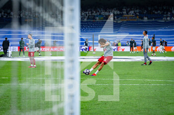 2023-03-15 - Trent Alexander-Arnold (Liverpool) during the warm up before the football match between
Real Madrid and Liverpool valid for the second leg of the round of 16 of the Uefa Champion’s League celebrated in Madrid, Spain at Bernabeu stadium on Wednesday 15 March 2023 - REAL MADRID VS LIVERPOOL - UEFA CHAMPIONS LEAGUE - SOCCER