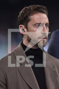 2023-03-15 - Claudio Marchisio television commentator  during the Uefa Champions League  match between   SSC Napoli vs Eintracht Frankfurt at  Diego Armando Maradona  - SSC NAPOLI VS EINTRACHT FRANKFURT - UEFA CHAMPIONS LEAGUE - SOCCER