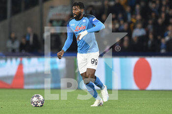 2023-03-15 - Andre' Anguissa of SSC Napoli  in action  during the Uefa Champions League  match between   SSC Napoli vs Eintracht Frankfurt at  Diego Armando Maradona  - SSC NAPOLI VS EINTRACHT FRANKFURT - UEFA CHAMPIONS LEAGUE - SOCCER