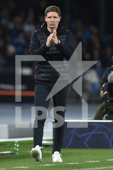 2023-03-15 - Oliver Glasner coach of Eintracht Frankfurt  during the Uefa Champions League  match between SSC Napoli v Eintracht Frankfurt  at Diego Armando Maradona Stadium  - SSC NAPOLI VS EINTRACHT FRANKFURT - UEFA CHAMPIONS LEAGUE - SOCCER