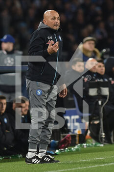 2023-03-15 - Luciano Spalletti coach  of SSC Napoli  during the Uefa Champions League  match between SSC Napoli v Eintracht Frankfurt  at Diego Armando Maradona Stadium  - SSC NAPOLI VS EINTRACHT FRANKFURT - UEFA CHAMPIONS LEAGUE - SOCCER