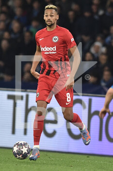 2023-03-15 - Djibril Sow of Eintracht Frankfurt in action  during the Uefa Champions League  match between   SSC Napoli vs Eintracht Frankfurt at  Diego Armando Maradona  - SSC NAPOLI VS EINTRACHT FRANKFURT - UEFA CHAMPIONS LEAGUE - SOCCER
