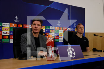 2023-03-14 - Oliver Glasner  Head coach  of Eintracht Frankfurt   - PRESS CONFERENCE NAPOLI VS EINTRACHT - UEFA CHAMPIONS LEAGUE - SOCCER