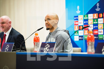 2023-03-14 - Fabinho (Liverpool) during the press conference before the football match between
Real Madrid and Liverpool valid for the second leg of the round of 16 of the Uefa Champion’s League celebrated in Madrid, Spain at Bernabeu stadium on Wednesday 15 March 2023 - JURGEN KLOPP PRESS CONFERENCE - UEFA CHAMPIONS LEAGUE - SOCCER
