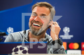 2023-03-14 - Jürgen Klopp (Liverpool) during the press conference before the football match between
Real Madrid and Liverpool valid for the second leg of the round of 16 of the Uefa Champion’s League celebrated in Madrid, Spain at Bernabeu stadium on Wednesday 15 March 2023 - JURGEN KLOPP PRESS CONFERENCE - UEFA CHAMPIONS LEAGUE - SOCCER