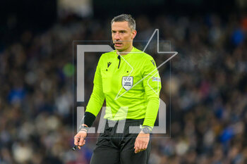 2023-03-14 - Referee Slavko Vincic (SVN) during the UEFA Champions League, Round of 16, 2nd leg football match between Manchester City and RB Leipzig on 14 March 2023 at the Etihad Stadium in Manchester, England - FOOTBALL - CHAMPIONS LEAGUE - MANCHESTER CITY V RB LEIPZIG - UEFA CHAMPIONS LEAGUE - SOCCER