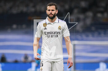 2023-03-15 - Nacho Fernandez of Real Madrid during the UEFA Champions League, Round of 16, 2nd leg football match between Real Madrid CF and Liverpool FC on March 15, 2023 at Santiago Bernabeu stadium in Madrid, Spain - FOOTBALL - CHAMPIONS LEAGUE - REAL MADRID V LIVERPOOL - UEFA CHAMPIONS LEAGUE - SOCCER