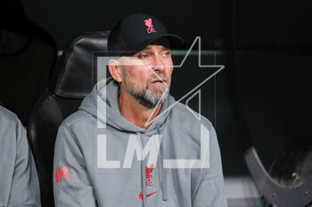 2023-03-15 - Jurgen Klopp, head coach of Liverpool during the UEFA Champions League, Round of 16, 2nd leg football match between Real Madrid CF and Liverpool FC on March 15, 2023 at Santiago Bernabeu stadium in Madrid, Spain - FOOTBALL - CHAMPIONS LEAGUE - REAL MADRID V LIVERPOOL - UEFA CHAMPIONS LEAGUE - SOCCER