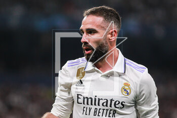2023-03-15 - Daniel Carvajal of Real Madrid during the UEFA Champions League, Round of 16, 2nd leg football match between Real Madrid CF and Liverpool FC on March 15, 2023 at Santiago Bernabeu stadium in Madrid, Spain - FOOTBALL - CHAMPIONS LEAGUE - REAL MADRID V LIVERPOOL - UEFA CHAMPIONS LEAGUE - SOCCER