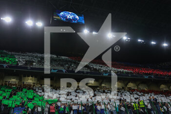 2023-04-19 - FC Internazionale supporters choreography during the UEFA Champions League 2022/23 Quarter-Finals - 2nd leg football match between FC Internazionale and SL Benfica at Giuseppe Meazza Stadium, Milan, Italy on April 19, 2023 - INTER - FC INTERNAZIONALE VS BENFICA - UEFA CHAMPIONS LEAGUE - SOCCER