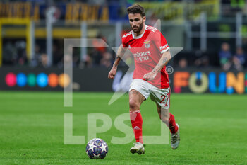 2023-04-19 - Rafa Silva of SL Benfica in action during the UEFA Champions League 2022/23 Quarter-Finals - 2nd leg football match between FC Internazionale and SL Benfica at Giuseppe Meazza Stadium, Milan, Italy on April 19, 2023 - INTER - FC INTERNAZIONALE VS BENFICA - UEFA CHAMPIONS LEAGUE - SOCCER