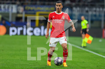 2023-04-19 - Chiquinho of SL Benfica in action during the UEFA Champions League 2022/23 Quarter-Finals - 2nd leg football match between FC Internazionale and SL Benfica at Giuseppe Meazza Stadium, Milan, Italy on April 19, 2023 - INTER - FC INTERNAZIONALE VS BENFICA - UEFA CHAMPIONS LEAGUE - SOCCER