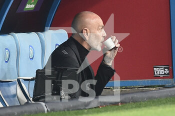 2023-04-18 - Stefano Pioli Coach of AC Milan enjoy a coffee before the game during the Uefa Champions League  match between SSC Napoli vs AC Milan  at Diego Armando Maradona Stadium - SSC NAPOLI VS AC MILAN - UEFA CHAMPIONS LEAGUE - SOCCER