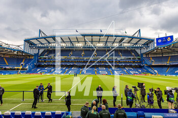2023-04-19 - General view during the UEFA Champions League, Quarter-finals, 2nd leg football match between Chelsea and Real Madrid on 18 April 2023 at Stamford Bridge in London, England - FOOTBALL - CHAMPIONS LEAGUE - CHELSEA V REAL MADRID - UEFA CHAMPIONS LEAGUE - SOCCER
