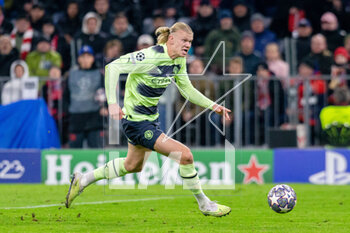 2023-04-19 - Manchester City forward Erling Haaland during the UEFA Champions League, Quarter-finals, 2nd leg football match between Bayern Munich and Manchester City on 19 April 2023 at Allianz Arena in Munich, Germany - FOOTBALL - CHAMPIONS LEAGUE - BAYERN MUNICH V MANCHESTER CITY - UEFA CHAMPIONS LEAGUE - SOCCER