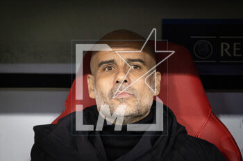 2023-04-19 - Manager Pep Guardiola of Manchester City during the UEFA Champions League, Quarter-finals, 2nd leg football match between Bayern Munich and Manchester City on 19 April 2023 at Allianz Arena in Munich, Germany - FOOTBALL - CHAMPIONS LEAGUE - BAYERN MUNICH V MANCHESTER CITY - UEFA CHAMPIONS LEAGUE - SOCCER