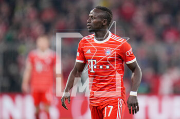 2023-04-19 - Sadio Mane of Bayern Munich during the UEFA Champions League, Quarter-finals, 2nd leg football match between Bayern Munich and Manchester City on 19 April 2023 at Allianz Arena in Munich, Germany - FOOTBALL - CHAMPIONS LEAGUE - BAYERN MUNICH V MANCHESTER CITY - UEFA CHAMPIONS LEAGUE - SOCCER