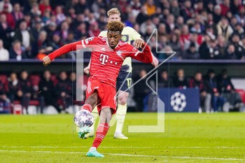 2023-04-19 - Kingsley Coman of Bayern Munich during the UEFA Champions League, Quarter-finals, 2nd leg football match between Bayern Munich and Manchester City on 19 April 2023 at Allianz Arena in Munich, Germany - FOOTBALL - CHAMPIONS LEAGUE - BAYERN MUNICH V MANCHESTER CITY - UEFA CHAMPIONS LEAGUE - SOCCER