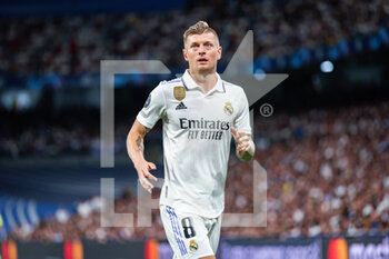 2023-05-09 - Toni Kroos (Real Madrid) during the football match between
Real Madrid and Manchester City valid for the semi final of the Uefa Champion’s League celebrated in Madrid, Spain at Bernabeu Stadium on Tuesday 09 May 2023 - SEMIFINAL - REAL MADRID VS MANCHESTER CITY - UEFA CHAMPIONS LEAGUE - SOCCER