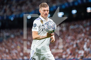 2023-05-09 - Toni Kroos (Real Madrid) during the football match between
Real Madrid and Manchester City valid for the semi final of the Uefa Champion’s League celebrated in Madrid, Spain at Bernabeu Stadium on Tuesday 09 May 2023 - SEMIFINAL - REAL MADRID VS MANCHESTER CITY - UEFA CHAMPIONS LEAGUE - SOCCER